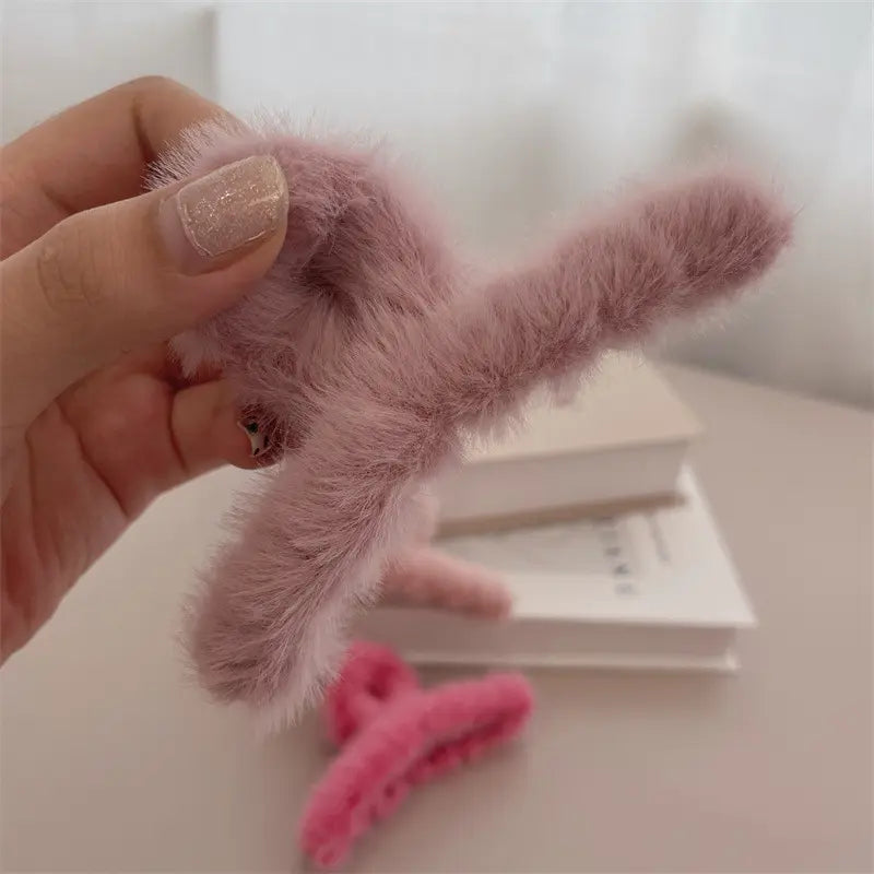 Plush Claw Clip